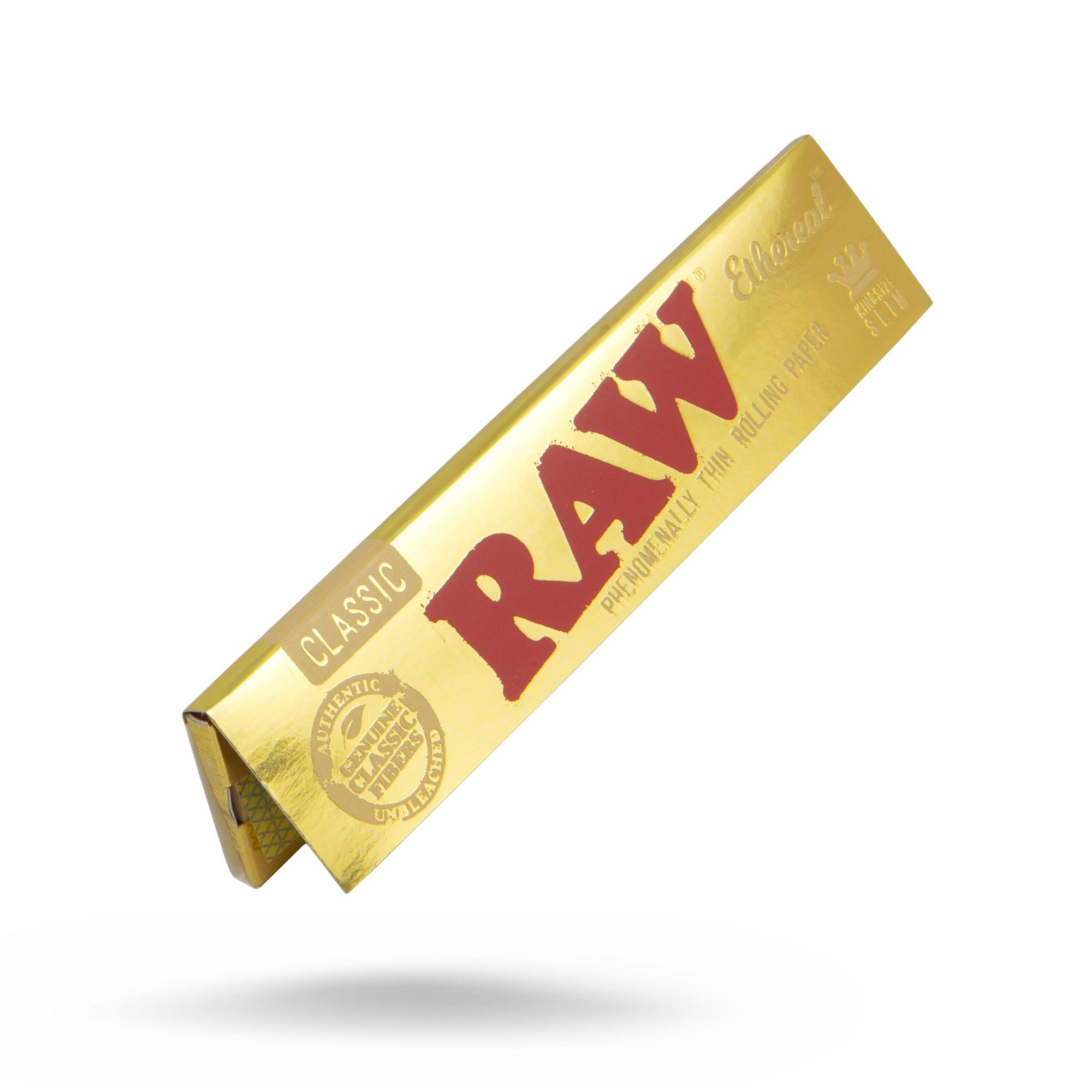 RAW RAW Ethereal King Size - 5 Pack - 32 Leaves Per Pack = 160 Leaves