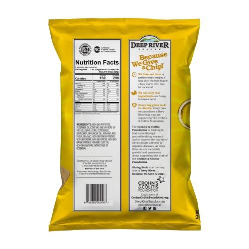 Deep River Snacks Deep River Snacks Kettle Chips, Rosemary & Olive Oil, 2-Ounce Bags (Pack of 24)