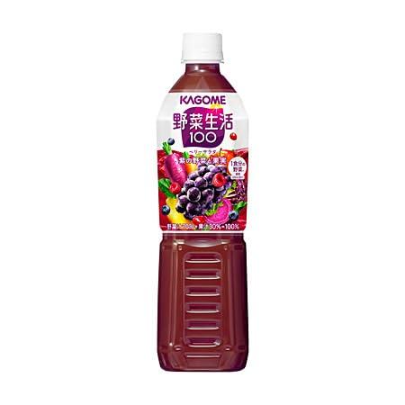 JP Kagome Vegetable Life 100 Berry Salad Yasai Seikatsu 100% Vegetable & Fruits Juice 720ml (Pack of 6), MADE IN JAPAN