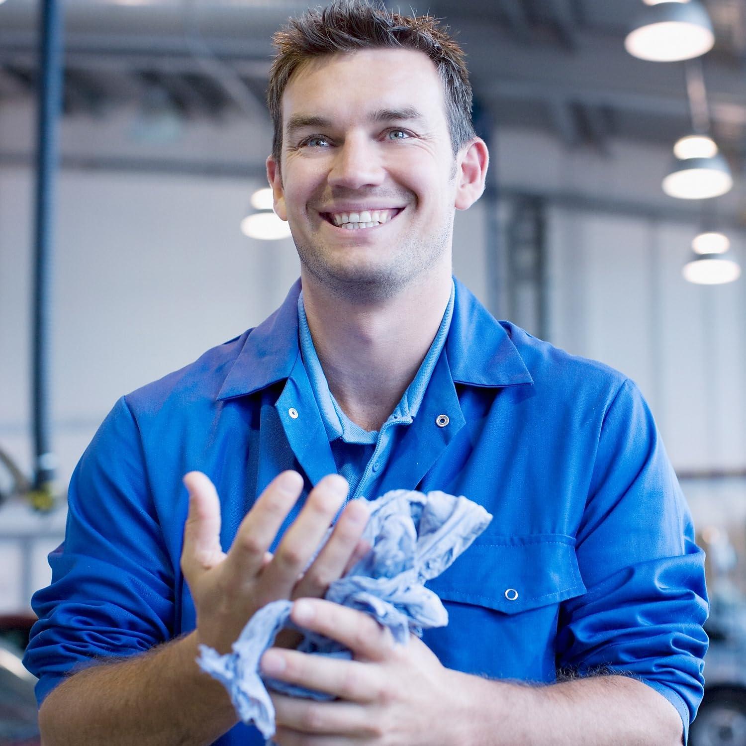 Kimberly-Clark Scott Shop Towels Wipers Blue 200 Wipers/Box 8 Boxes/Carton (75190) (478463)