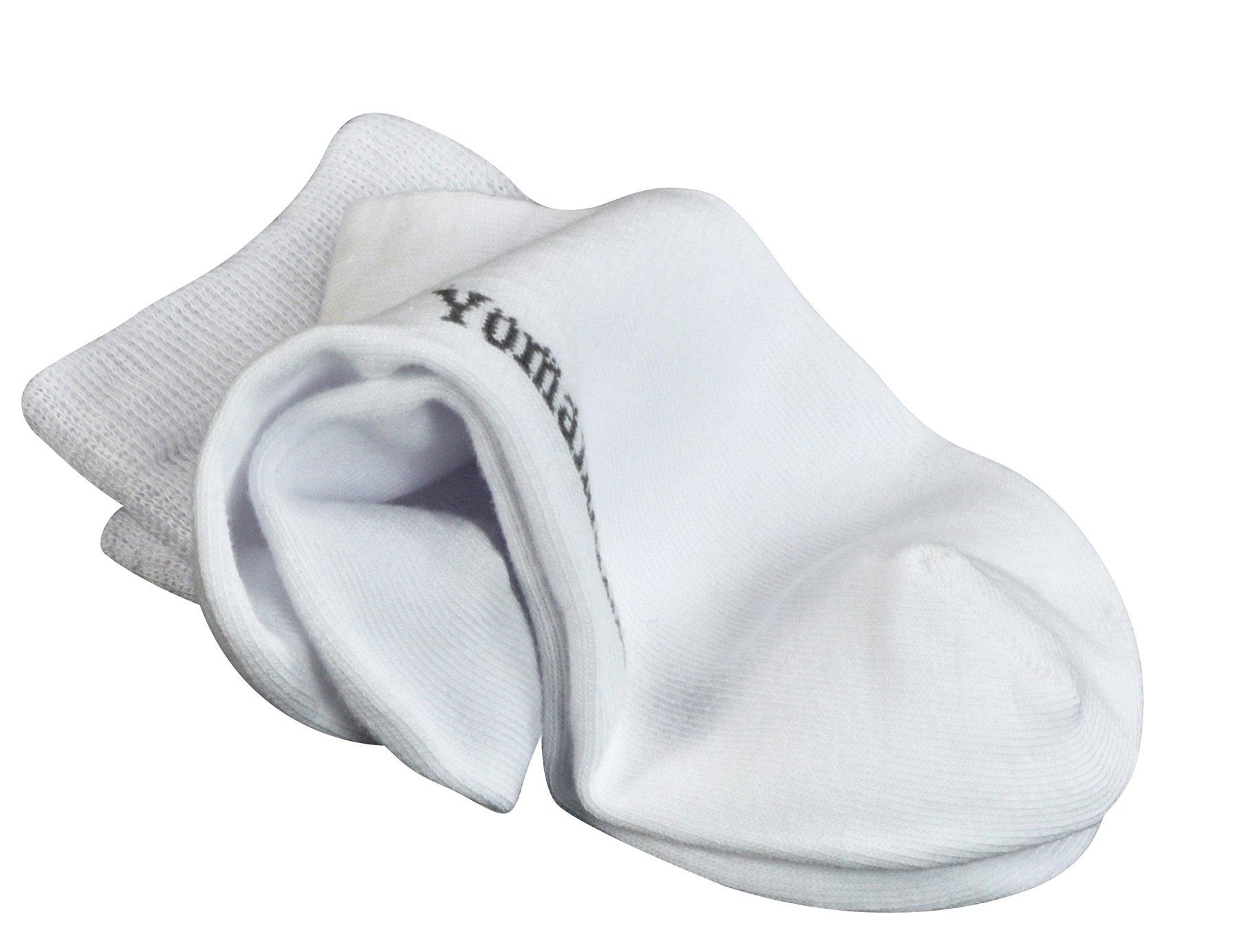 Yomandamor Yomandamor Men\'s Diabetic Ankle Socks with Seamless Toe and Non-Binding Top,6 Pairs L Size(10-13)