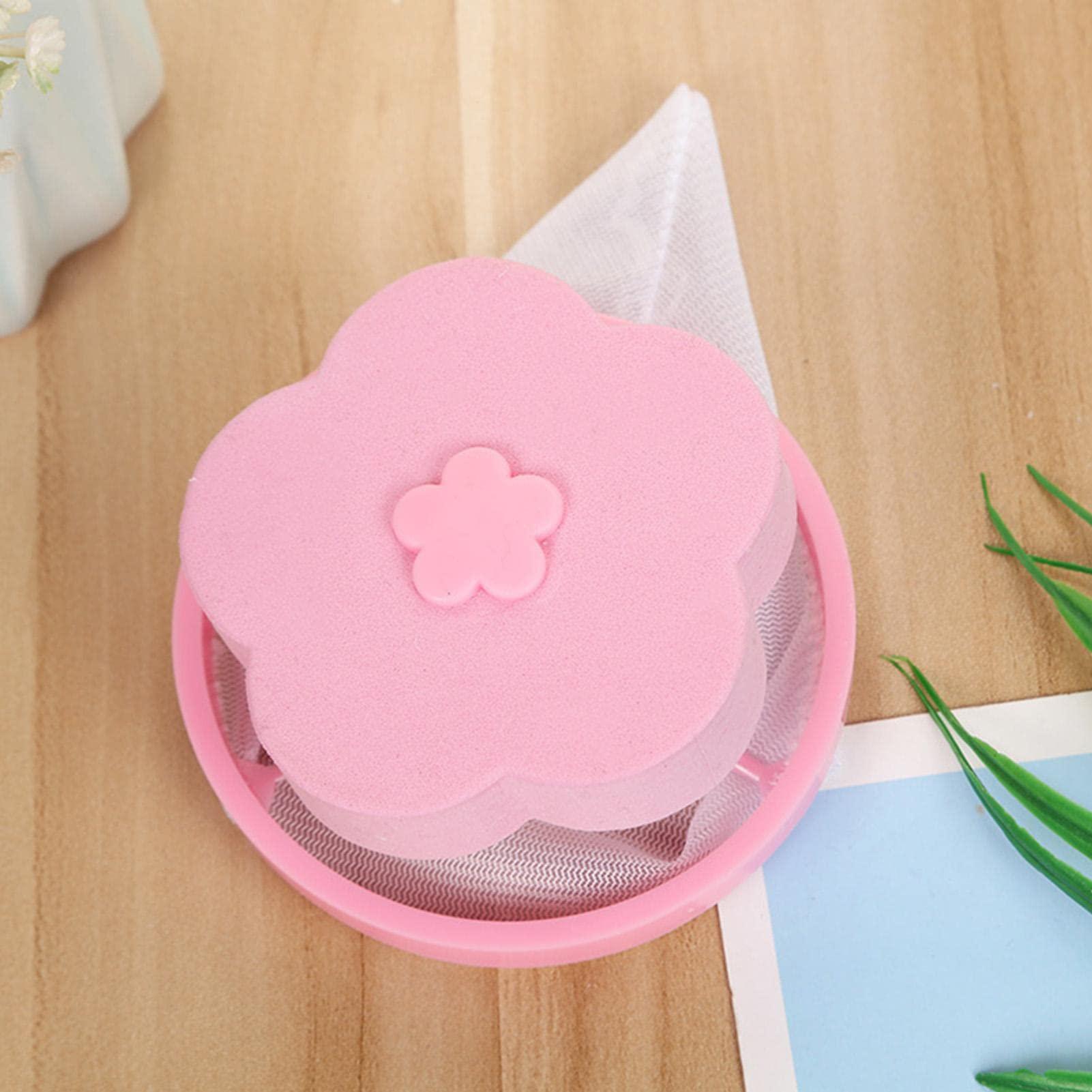 Bavokon 4 Pcs Hair Filter Cleaning Mesh Bag | Hair Filter Mesh Bags for Washing Machine | Lint Catcher for Washing Machine Reusable | Hair Filter Washer Lint Trap Net Pouch | Lint Hair Mesh Pouch Catcher