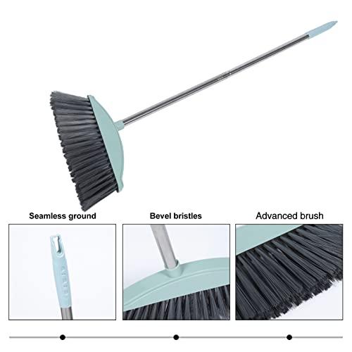 Yardwe Yardwe Indoor Outdoor Broom Floor Cleaning Broom with Long Handle Heavy- Duty Household Brooms for Home Kitchen