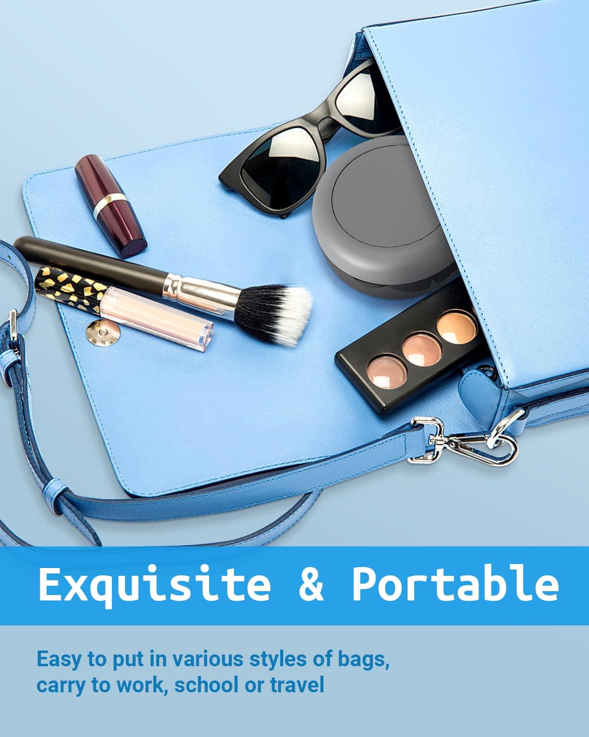 SEANCHEER Denture Bath Case, Denture Cup, Leak Proof Portable Retainer Case, Denture Cleaning Kit with Cleaner Brush, Denture Box with Strainer & Mirror, Denture Case for Aligner Retainer Mouth Guard