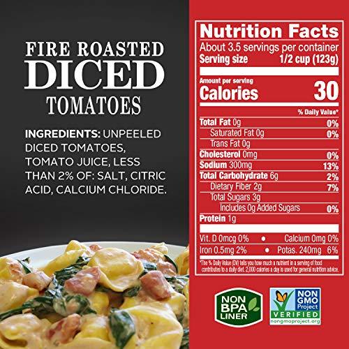 Hunt's Hunt's Fire Roasted Diced Tomatoes, Keto Friendly, 14.5 oz, 12 Pack