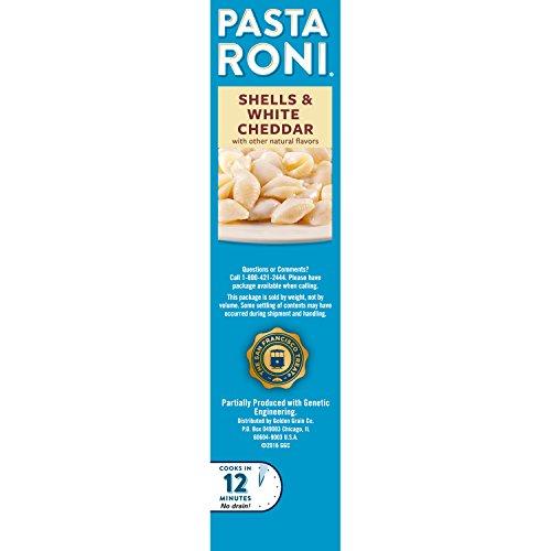 Rice-A-Roni Pasta Roni Shells & White Cheddar Mix 6.2 Fl Oz (Pack of 12)