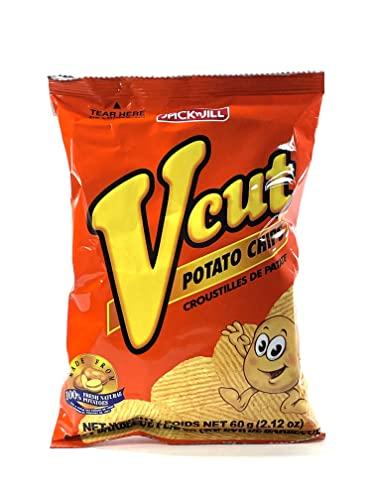 JACK N JILL Jack N Jill VCut Potato Chips 60 g 6-PACK
