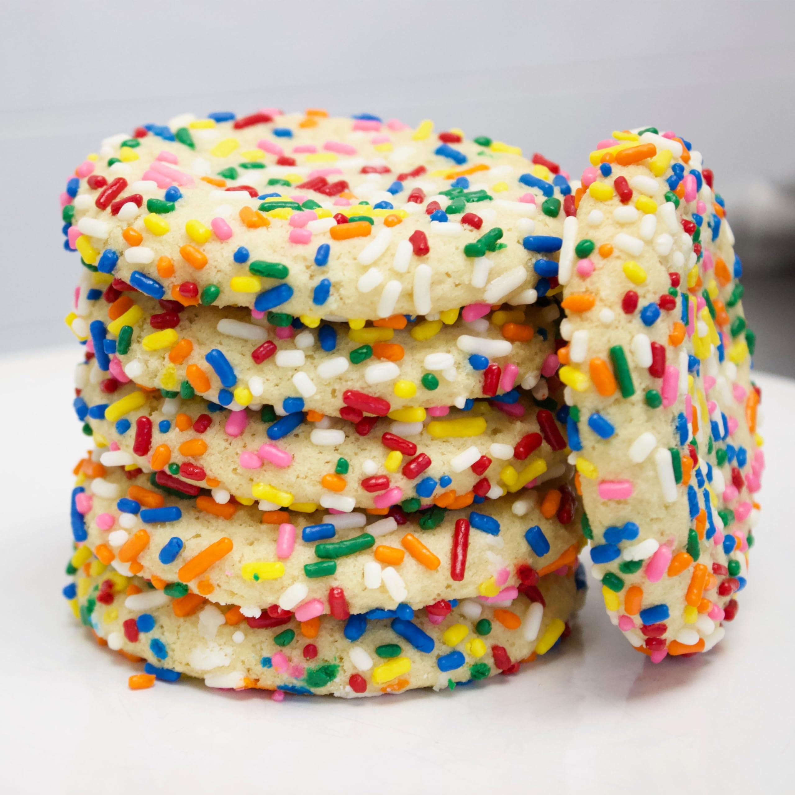 Yupik Yupik Rainbow Sprinkles, 2.2 Lb, Low In Sugar, Cholesterol-Free, Sodium-Free, Kosher, Dessert Topping