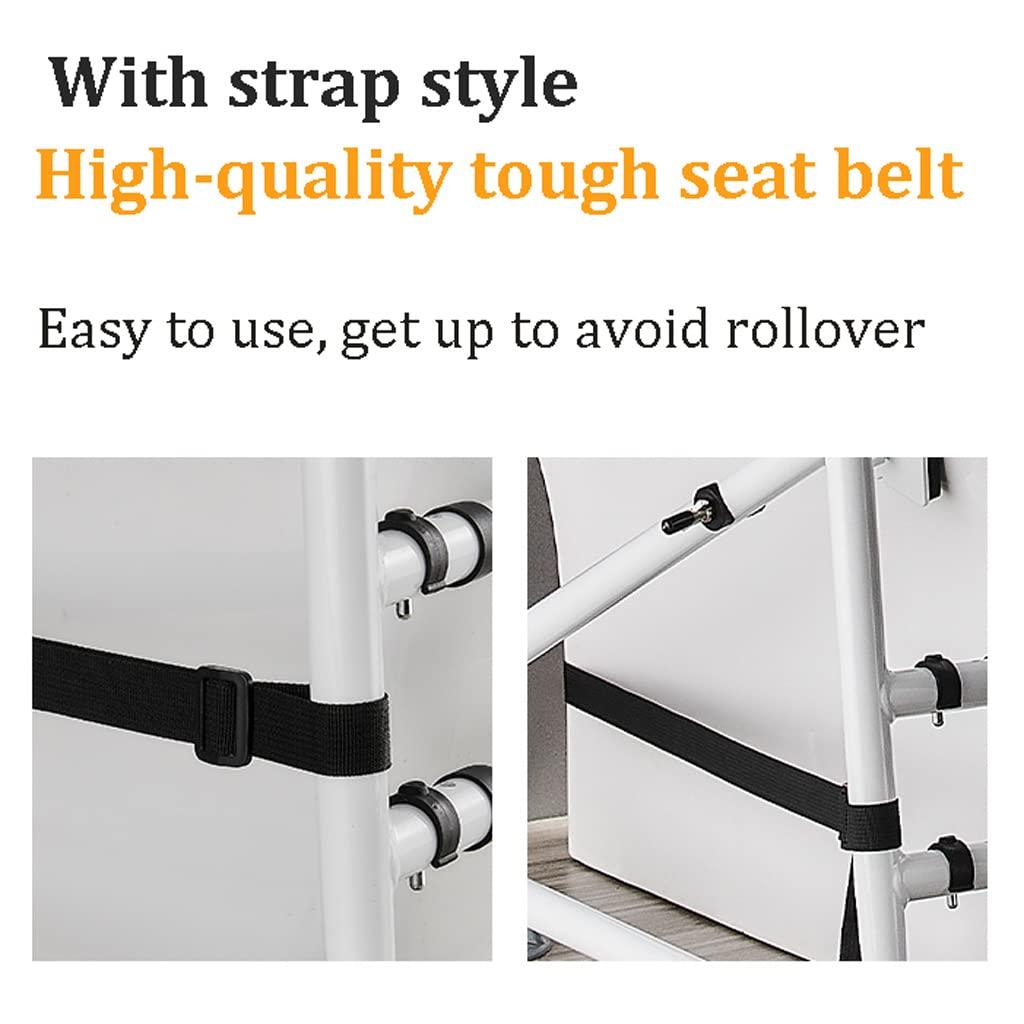 SOBOUR Compact Assist Toilet Safety Rails,Toilet Safety Frames & Rails for Elderly,Medical Bathroom Assist,Padded Armrest,No Punching Support Frame