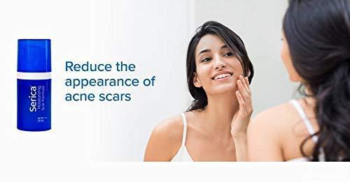 Serica Scar Gel Advanced Silicone Formula, Visibly Reduces the Appearance of Scars from Surgery, Acne, Injuries. Clinically Proven Results 1oz.