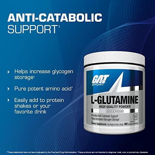 GAT Sport GAT Sport L-Glutamine Unflavored 10.58oz 300g