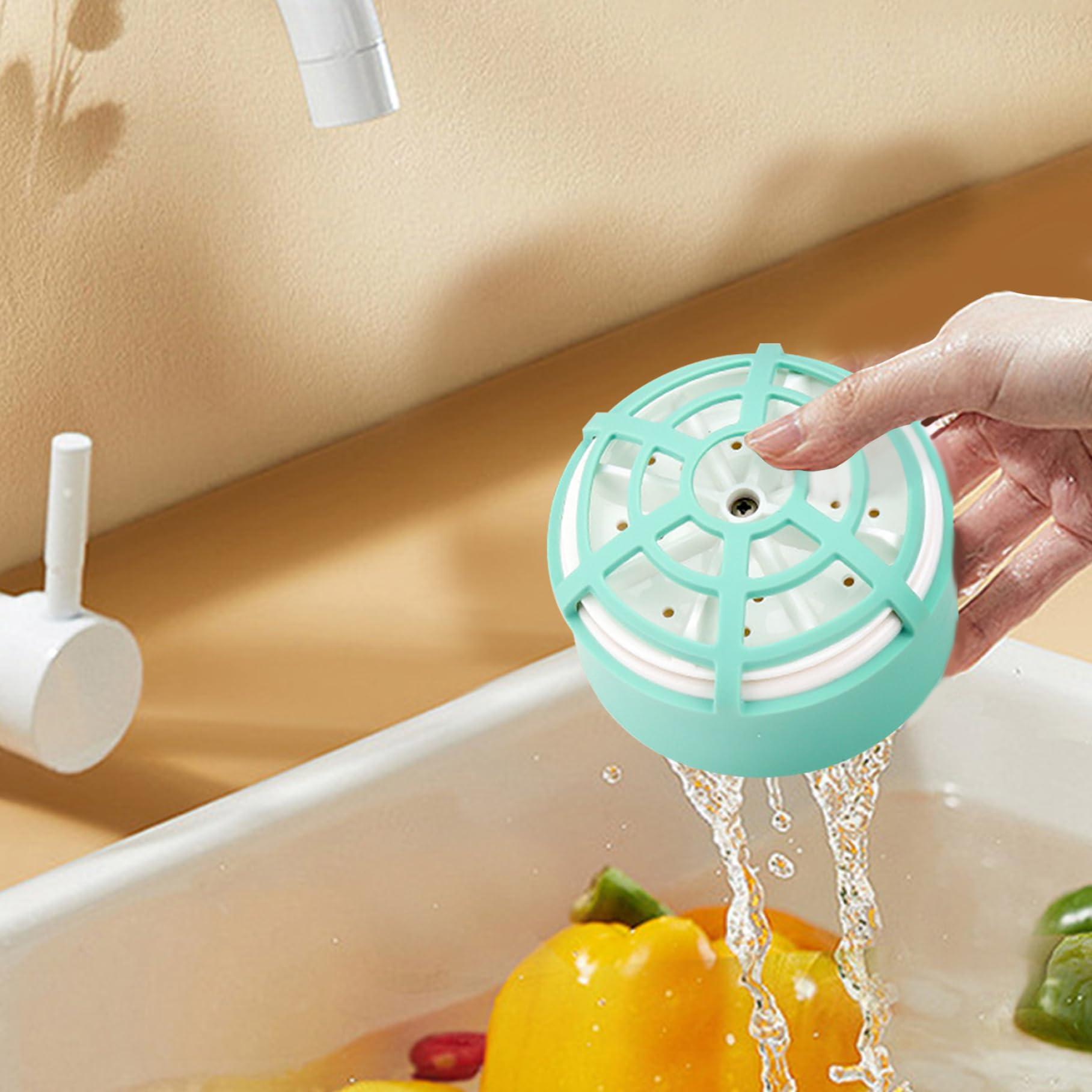 Pesoncarl Fruit Vegetable Purifier,Veggie Wash, Fruit Cleaner, Fruit and Vegetable Wash Machine, Fruit Cleaner Spinner Purifier for Deeply Cleaning Fruit, Vegetable, Meat