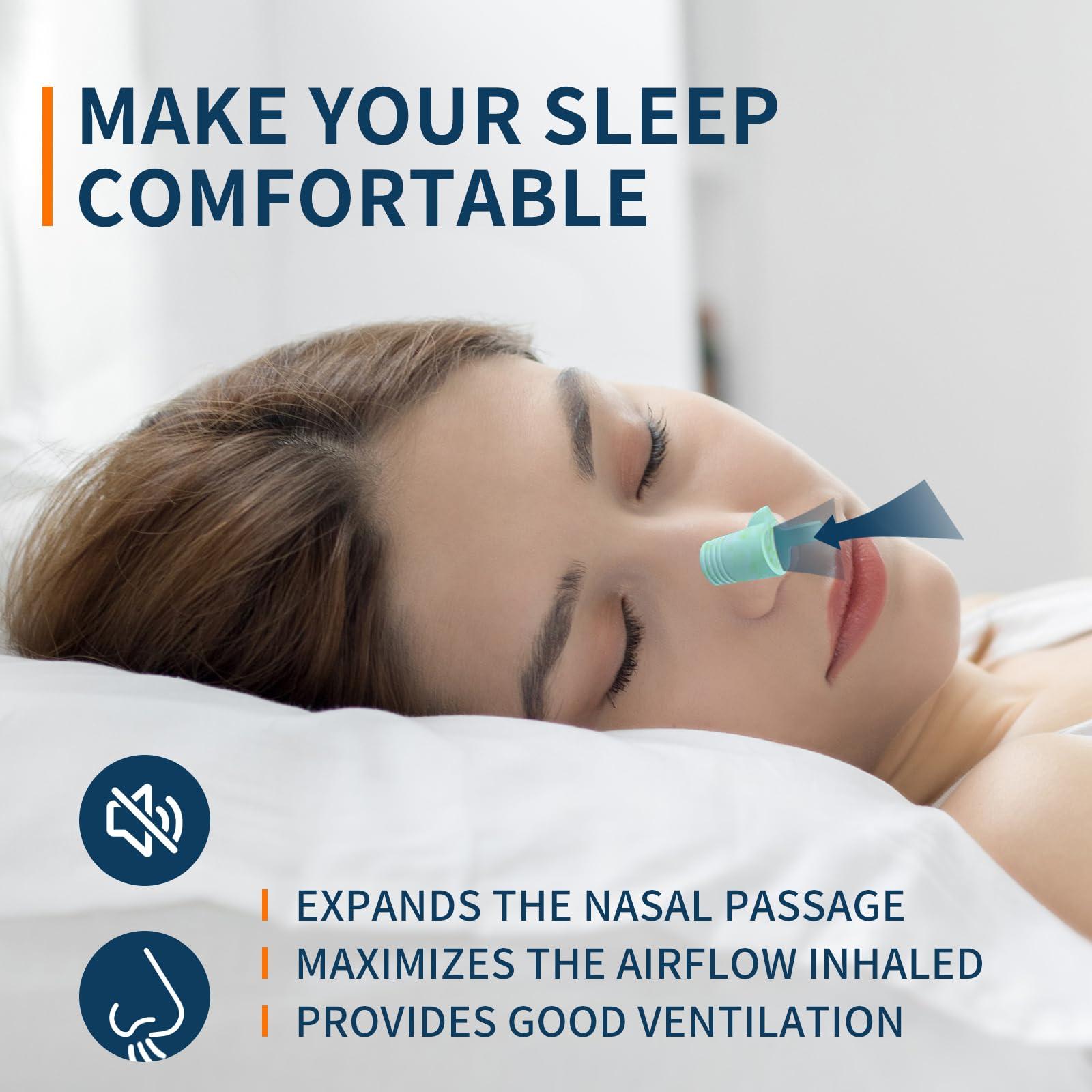 KinomiYa KinomiYa 8pcs Anti Snoring Nose Vents Device That Work, Anti Nose Vents for Snoring Devices, Snoring Devices for Men, Nose Opener for Breathing Sleep, Stop Snoring Devices That Work for Men