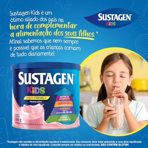 Sustagen Kids Sustagen Kids Food Supplement Strawberry Tin 380g, 13.4 Ounce (Pack of 1) (Modelo Padrão)