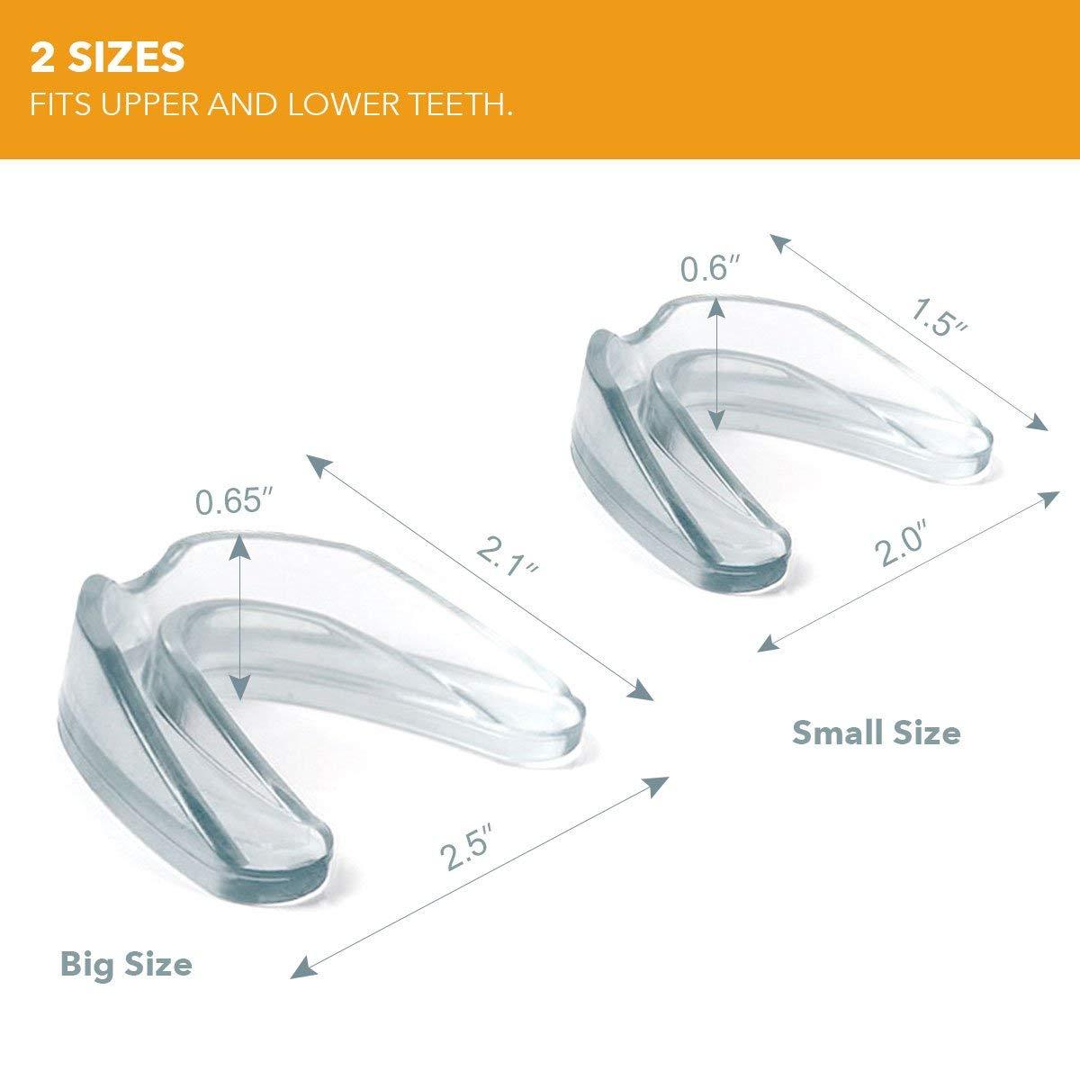 NEOMEN Neomen Mouth Guard for Teeth Grinding: Nighttime Dental Guard for Clenching, Anti-Snoring, and TMJ Relief - BPA Free, Moldable, Includes 4 Guards for Adults & Kids with Case