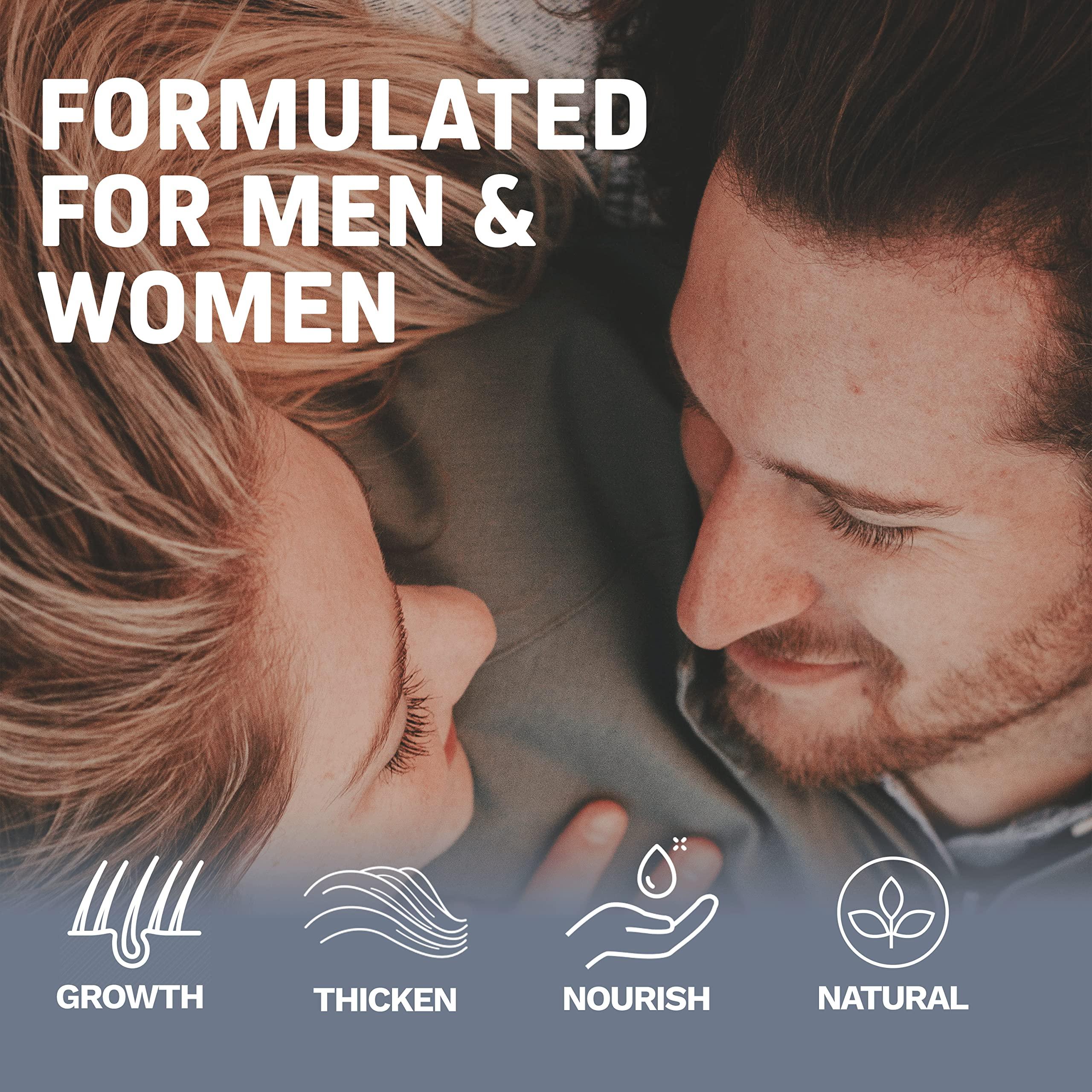 Herbtonics Foli-Tonic DHT Blocker & Hair Loss Supplement | Hair Thinning Treatment & Promotes Healthy Thicker Hair Growth - Prostate Support Supplement for Men\'s Health - Saw Palmetto & Beta Sitosterol Formula
