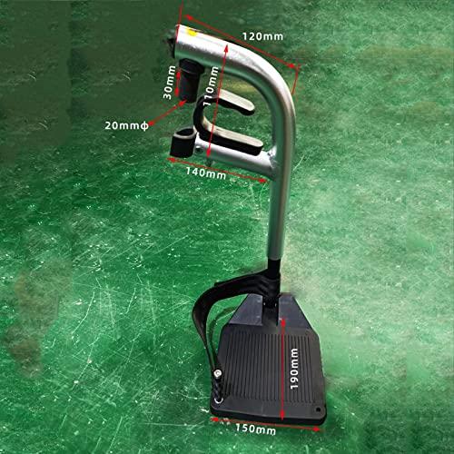 VEXIGO VEXIGO Wheelchair Foot Pedal, Footrest Foot Pedal Replacement Parts, Metal with Pole, Replacement Universal Accessories