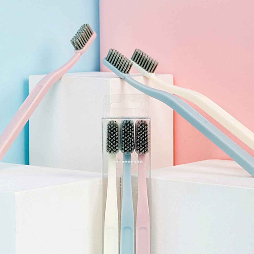 Healifty 6pcs Toothbrush Brush Oral Toothbruh Teeth Head Brush Tooth Cleaning Travel Kids Tooth Brush Baby Tooth Brush Tooth Brush for Kids Pp Child Big Brush Head Soft Brush