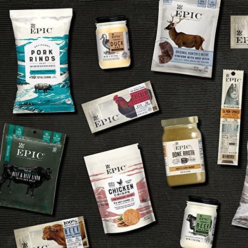 Epic Provisions EPIC Bison Bacon Cranberry Bars, Paleo Friendly, Gluten Free, 4 ct, 1.3 oz Bars