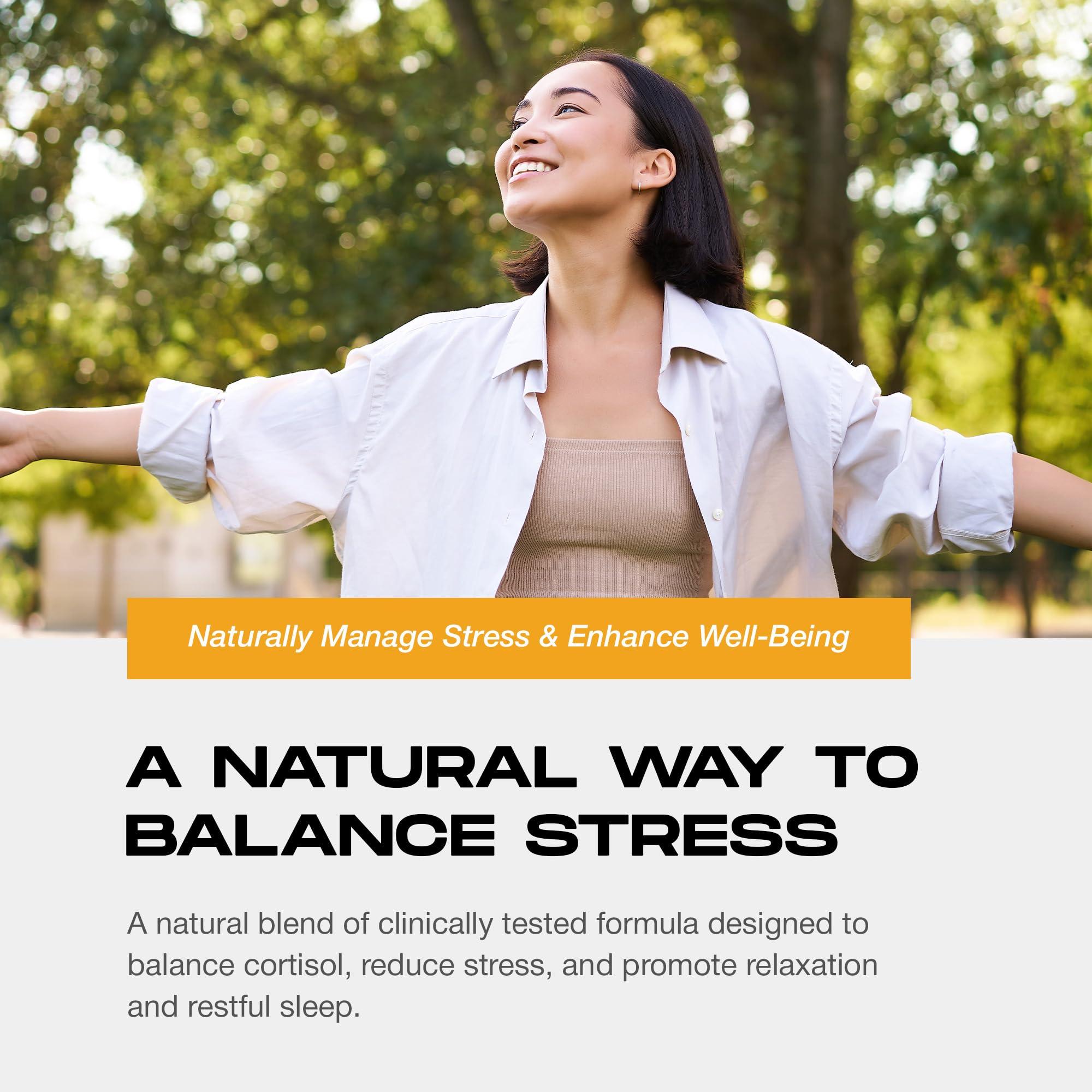 Nootrix Nootrix Cortisol Manager and Stabilizer Supplement | Supports Deep Sleep & Relaxation | Cortisol Supplement with Ashwagandha, L-Theanine, Rhodiola Rosea Extract & Apigenin | 90 Vegan Capsules