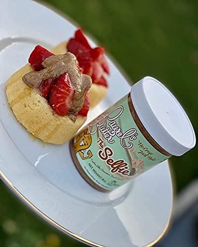 Laurel's Butter Laurel’s High Protein Nut Butter - Keto Friendly and High Protein Flavored Butter - Low Carbs Butter – Gluten & Preservatives Free - Non GMO and Kosher Certified - 8 Oz Jar Pack of 3