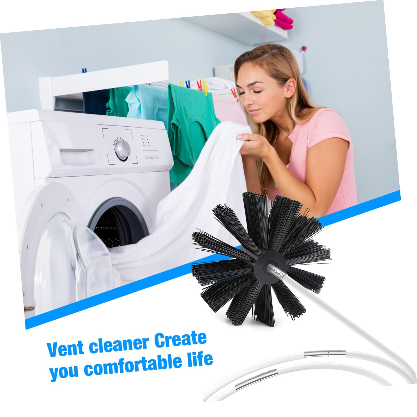 TOVINANNA TOVINANNA Dryer Vent Cleaner Kit Laundry Room Organization Cleaner Brush Air Duct Cleaning Tools with Tubes Nylon Dryer Duct Brush Set fopr Fast Cleaning 16x3.in(4ps Hose + 1ps Brush)