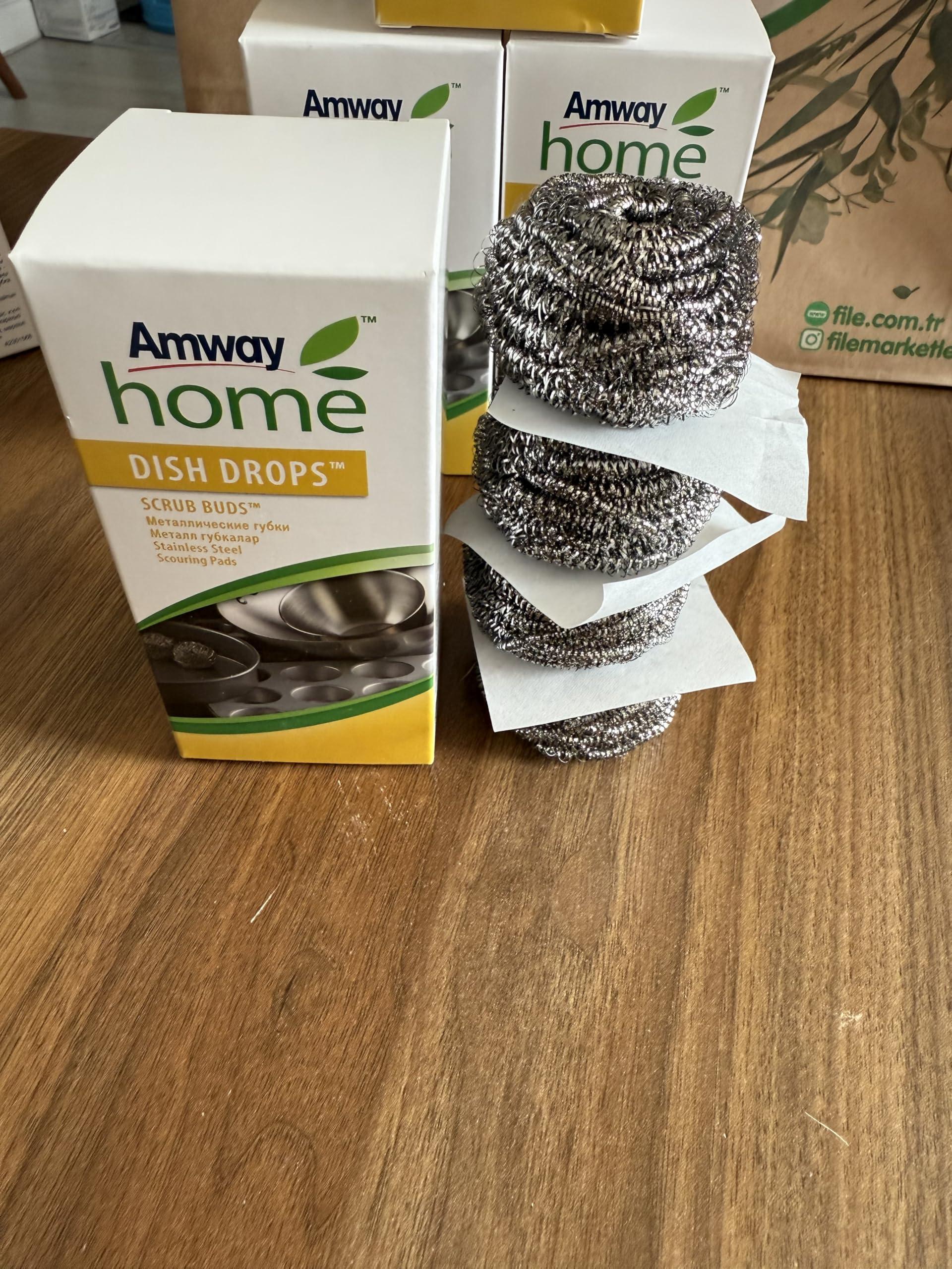 Amway Home Clean Scrub Buds Pads, Stainless Steel Scouring Pads 4 Pieces Sold By Go Greens