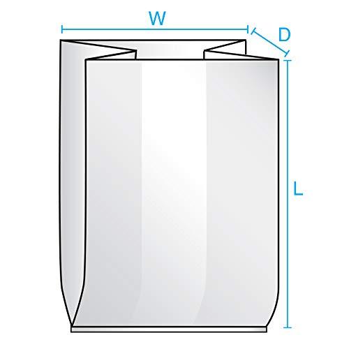 Smart Tech Plastic Bags 48" x 46" x 96" x 1.5 mil Clear Eco-Manufactured Plastic Pallet Top Covers (Roll of 60)