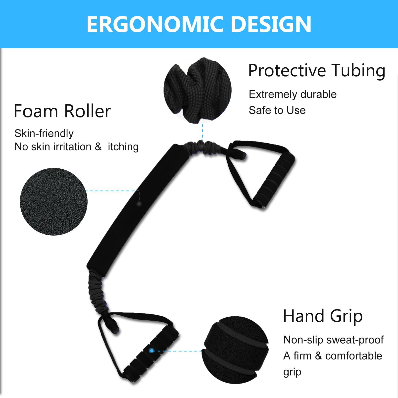 WANYIDA Neck Stretcher Exerciser, Cervical Traction Device for Neck Pain Relief and Cervical Spine Alignment. Portable Neck Traction Exerciser for Home/Office, Neck and Shoulder Relaxer Easy to Pull.