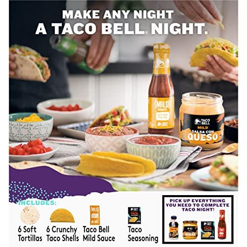 Taco Bell Taco Bell Crunchy & Soft Taco Dinner Kit, 12.77 oz Box (Pack of 10)