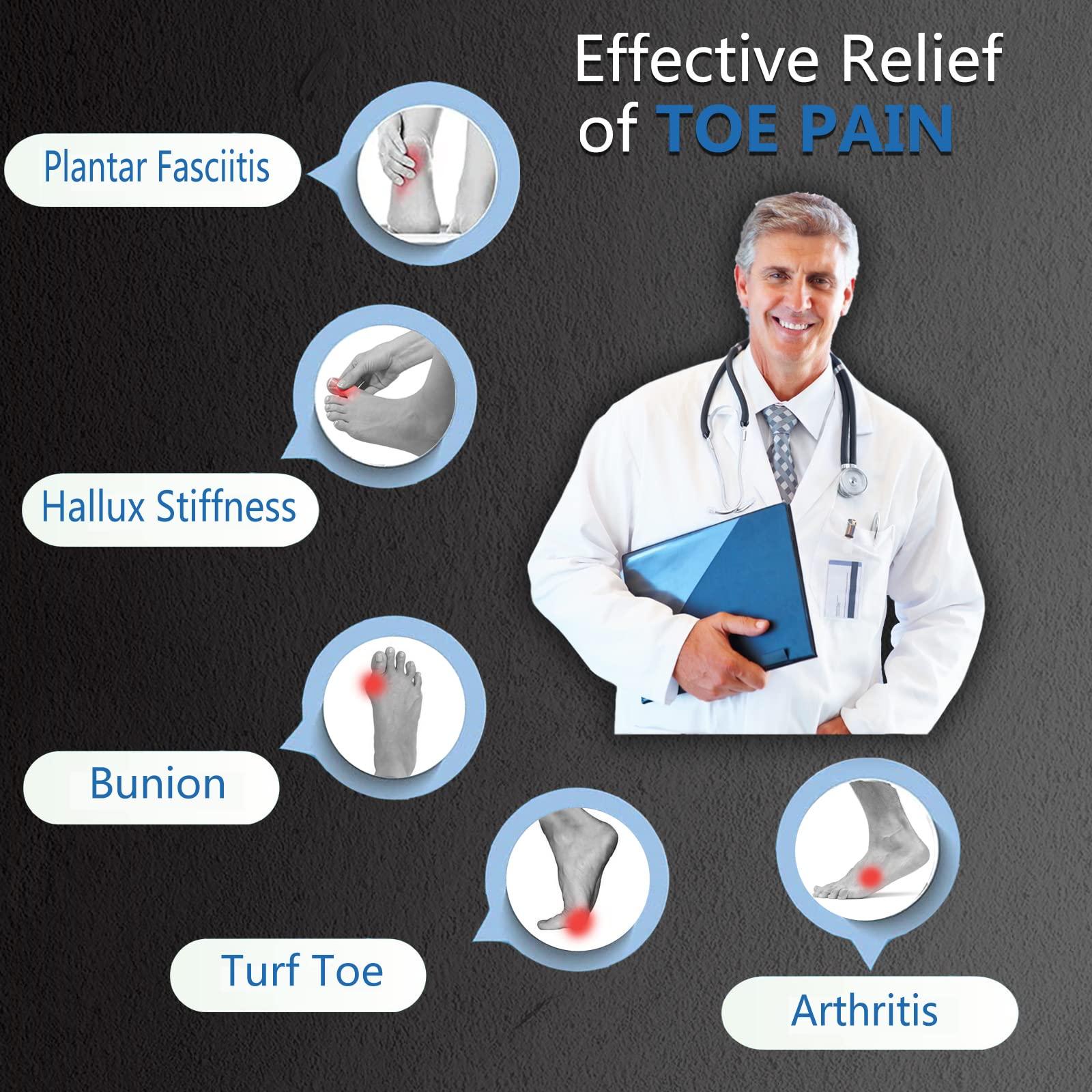 Docarbonfi Mortons Extension Orthotic,Recovery Carbon Fiber Insole,Very Rigid Foot Support Insert for Morton\'s Toe, Turf Toe, Arthritis, Hallux Rigidus, Broken Big Toe and Forefoot Pain,1Piece (265mm)