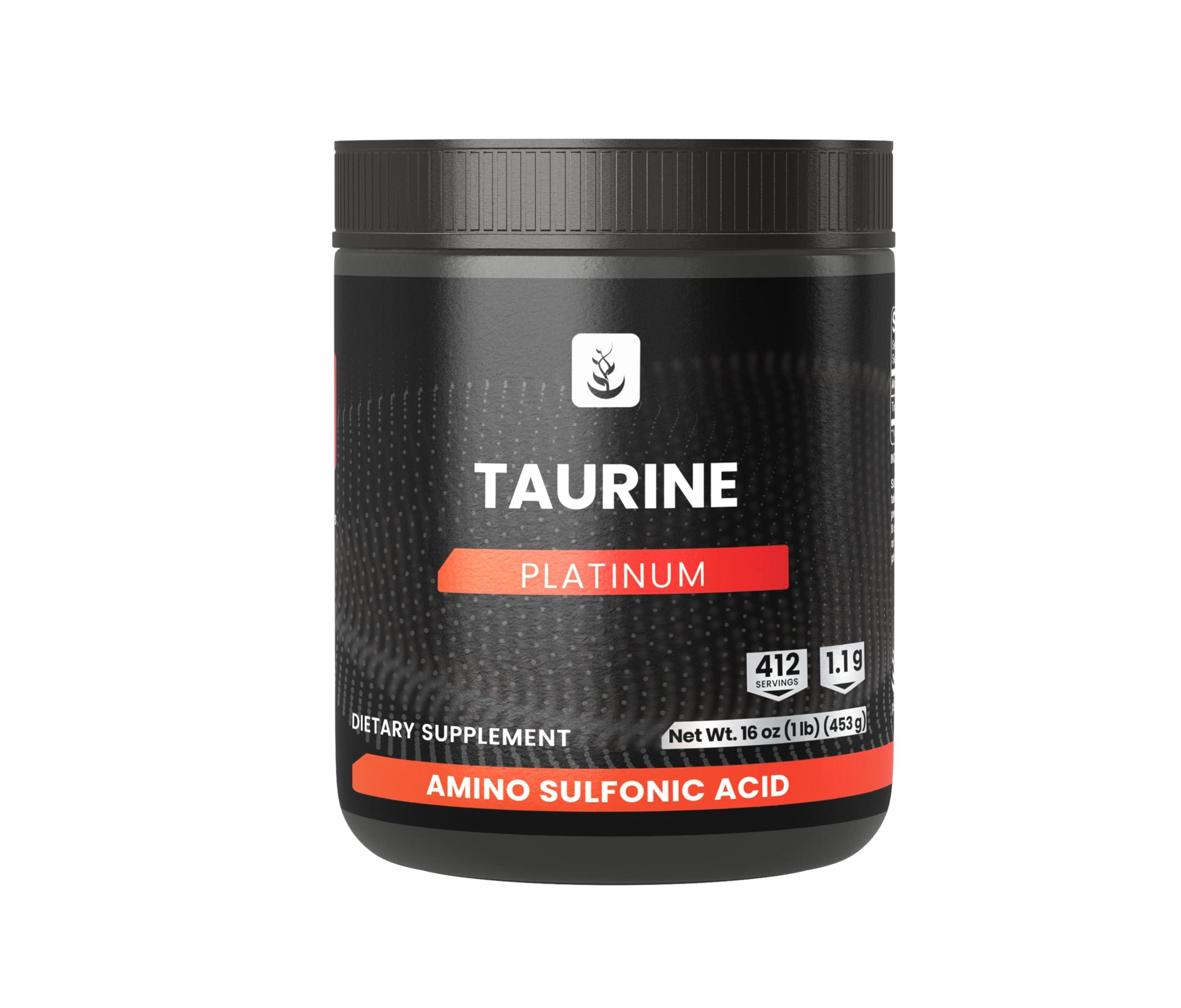 PURE ORIGINAL INGREDIENTS PURE ORIGINAL INGREDIENTS Taurine Powder, 1 lb, Always Pure, No Additives