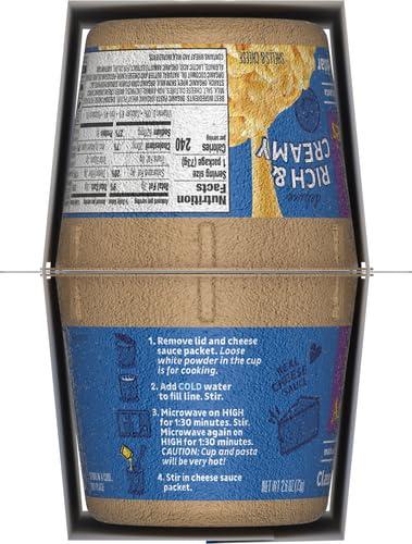 Annie's Homegrown Annie\'s Classic Cheddar Deluxe Rich and Creamy Microwave Mac & Cheese with Organic Pasta, 4 Ct, 2.6 OZ Cups