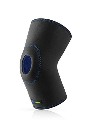 Actimove Actimove Sports Edition Knee Support Open Patella with COOLMAX AIR Technology – Sleeve for Pain Management – For Strains, Sprains & Swelling - Left/Right Wear – Black, X-Large