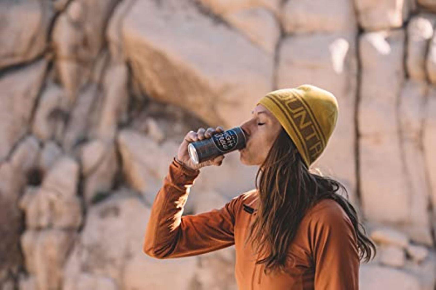 High Brew Coffee High Brew Black & Bold Cold Brew Coffee, Caffeinated, Dairy Free, 8 Ounces (Pack Of 12)