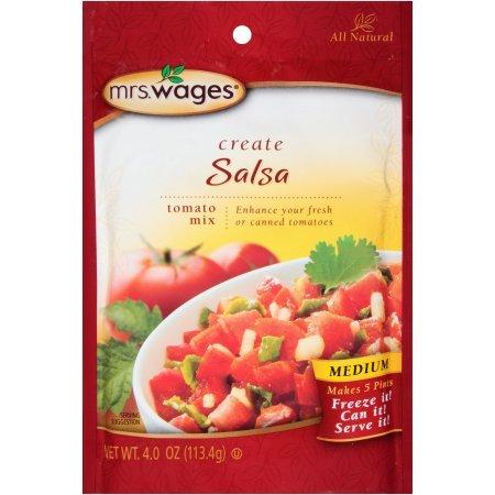 Mrs. Wages Mrs. Wages Create Salsa Medium Tomato Mix 4.0 oz. Packet (2)