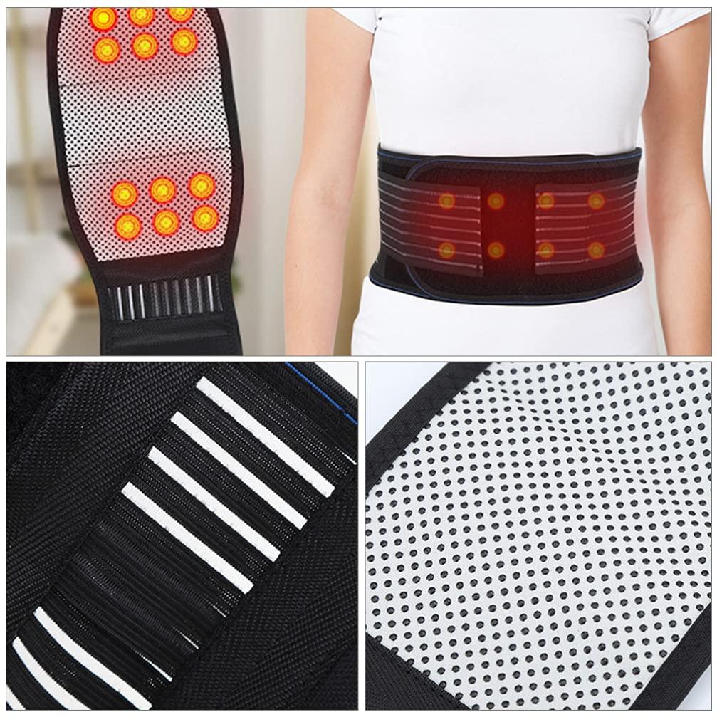 DOITOOL DOITOOL 1Pc waist belt heating back belt back straight belt carrying straps Heated Lumbar Support Belt posture strap upper gym belt Waist Supporter Radiator universal men and women