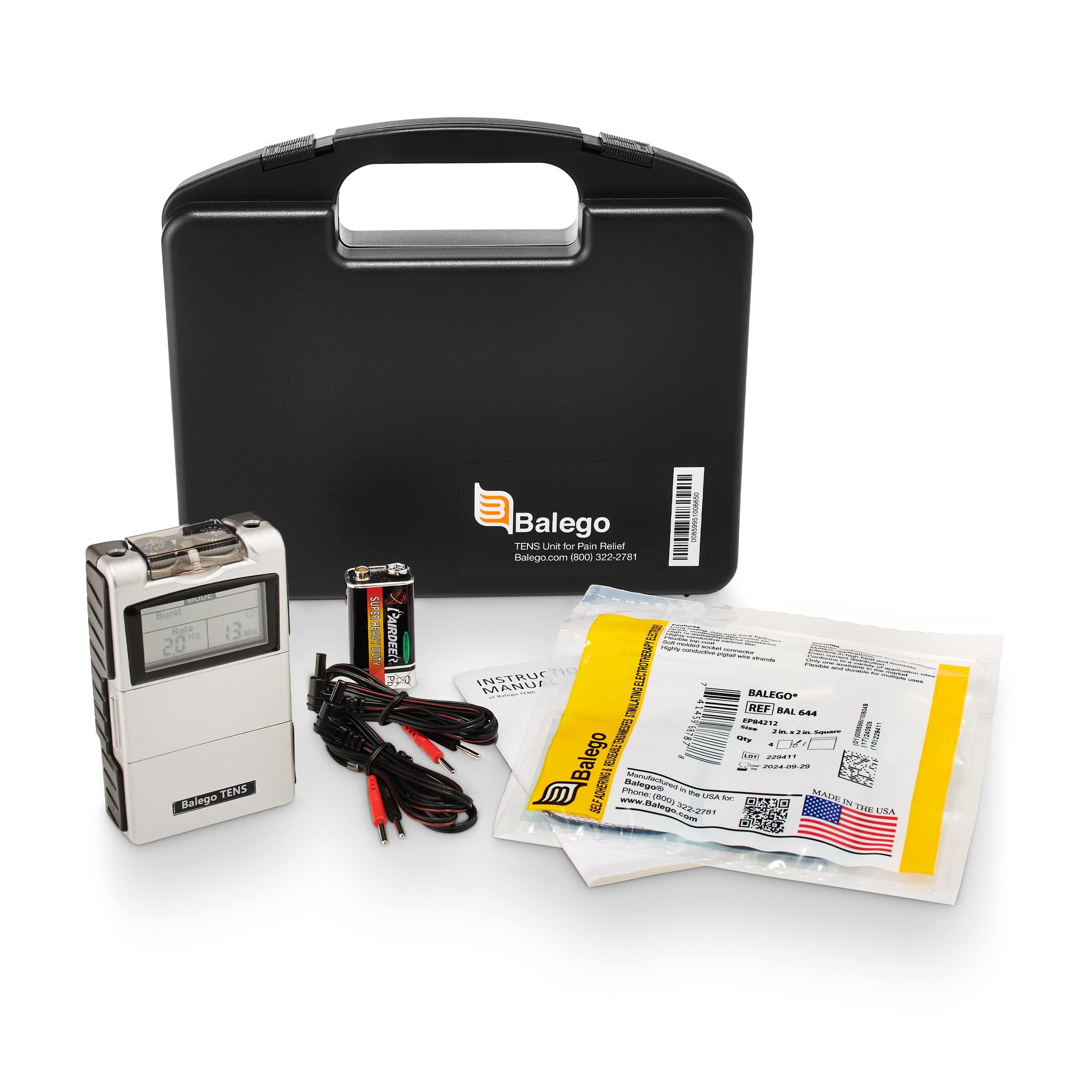 Balego Balego TENS 2nd Edition with Accessories, Most Powerful Unit (OTC)