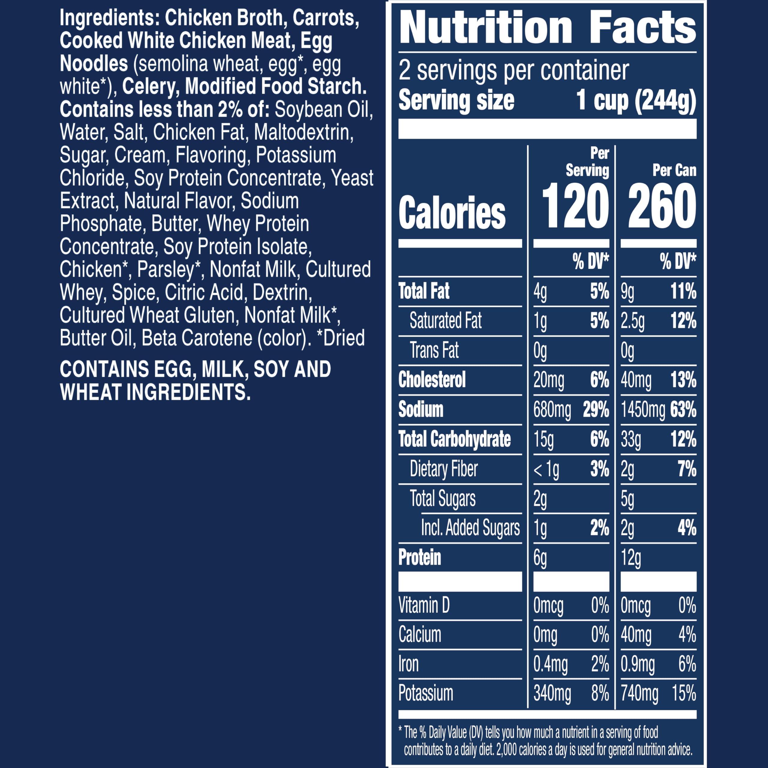 Progresso Progresso Traditional, Creamy Chicken Noodle Canned Soup, 18.5 oz. (Pack of 12)