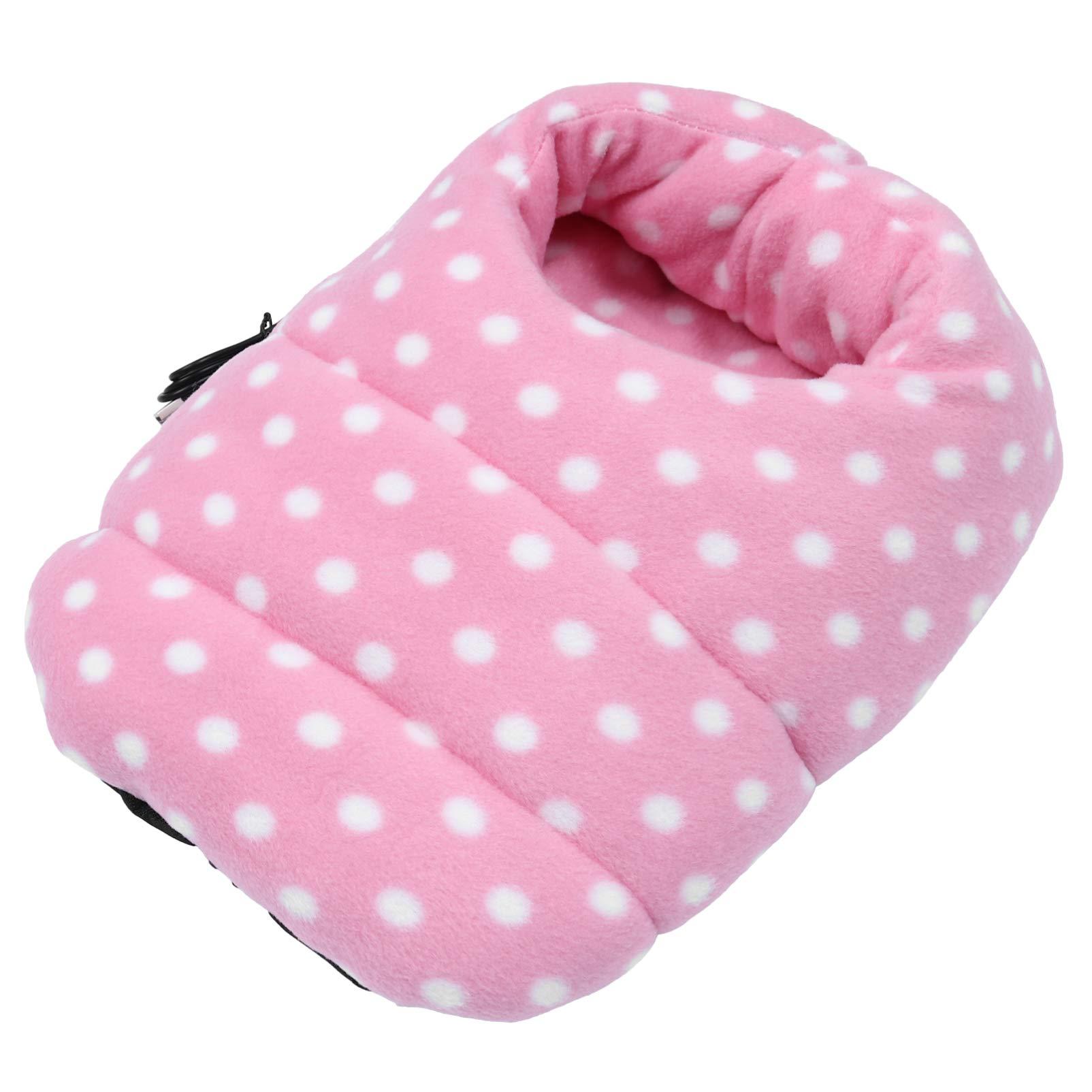 HEALLILY Heating Foot Warmer Heated Foot Warmers Foot Warm Cushion Anti Skid Plush Shoes Foot Warmer mat Electric Foot Massagers Heater Shoes Boots Electro-Thermal Office Super Soft Fleece