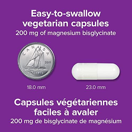 Webber Naturals Webber Naturals Magnesium Bisglycinate 200mg, 60 Vegetarian Capsules