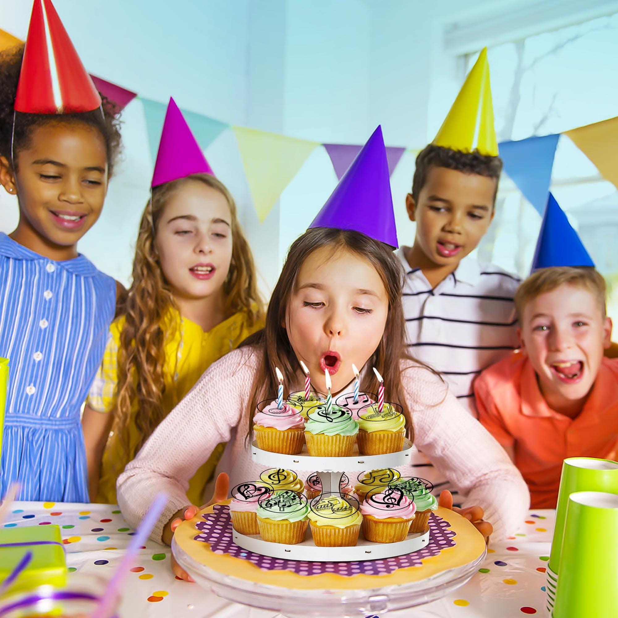 NATURAL BEHAVIOUR 30 x Edible Cupcake Toppers Themed of Music Collection of Edible Cake Decorations | Uncut Edible on Icing Sheet