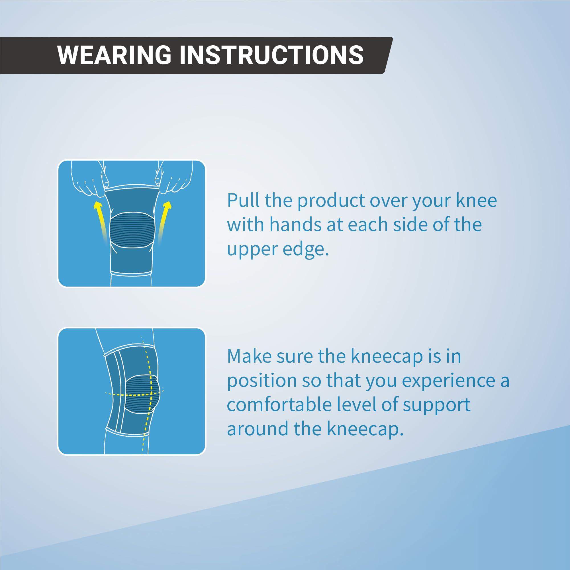 LP SUPPORT LP 647 Knee Brace For Arthritis Pain, Knee Pain Relief, Injury Recovery - Knee Sleeve For Weightlifting, Basketball, Hiking, Biking, Running, For Men Women (Yellow, XL, 1pcs)