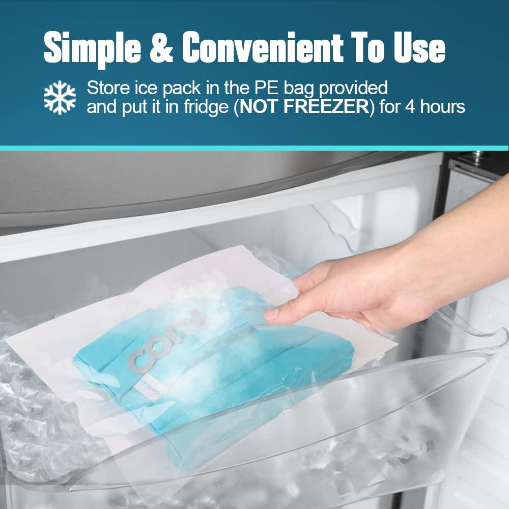 Comfcube Comfcube Migraine & Headache Relief Ice Cap, 2 Hours Long Lasting Cold Therapy Wearable Form Fitting Ice Hat for Tension Headache, Sinus & Stress Relief, Puffy Eyes, Chronic Migraine, Chemo