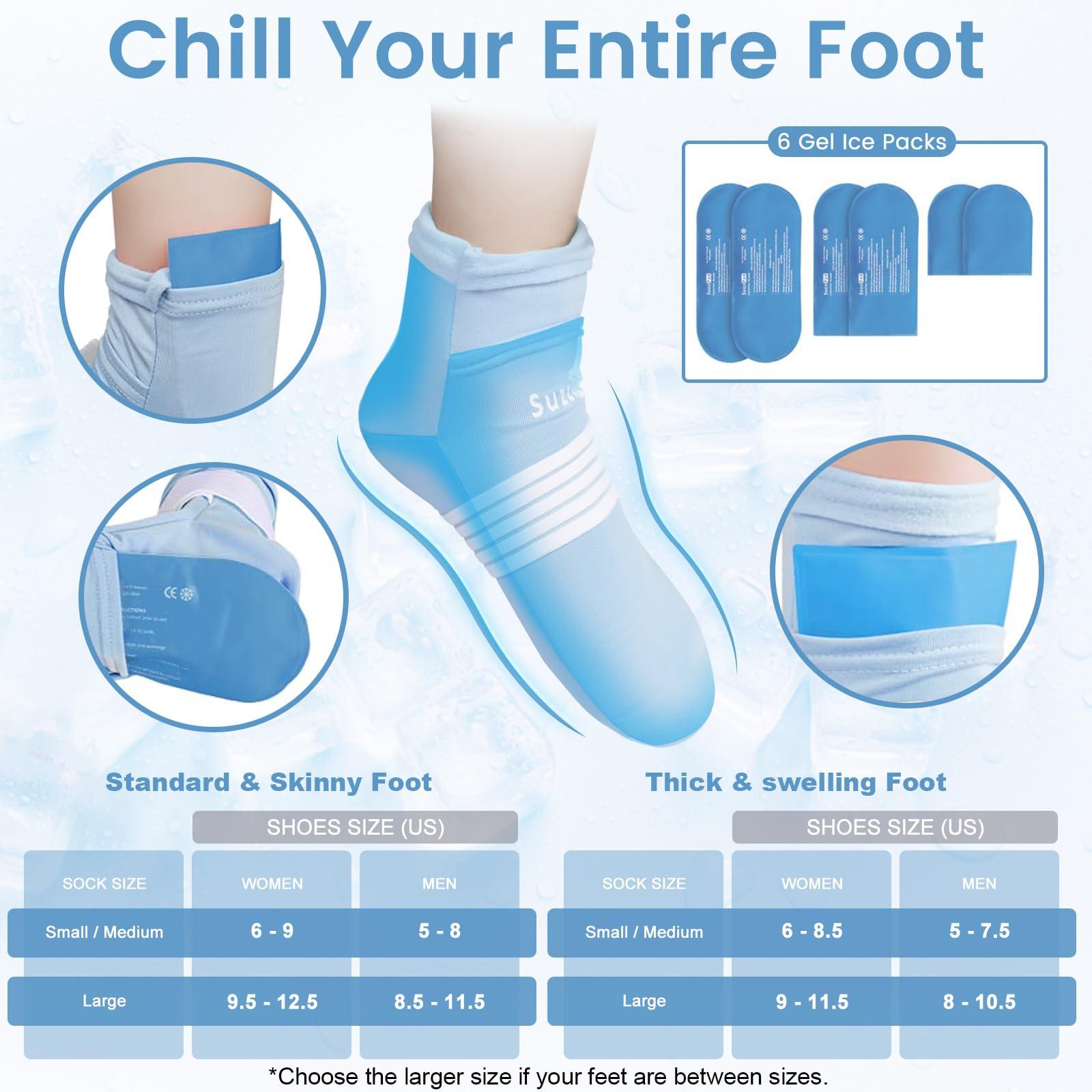SUZZIPAD Suzzipad Cold Therapy Socks and Hand Ice Pack, Cold Gloves for Chemotherapy Neuropathy, Cold Caps for Chemotherapy, Migraine Headache Relief Cap, Chemo Care Package for Women & Men, L
