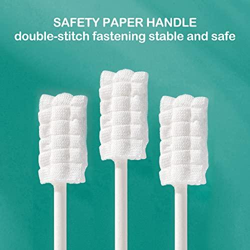 Geyfun Geyfun Baby Tongue Cleaning, 43-Pack Infant Baby Tougue Cleaner, Disposable Baby Gum Brush Newborn Mouth Cleaner Dental Care for 0-36 Month Baby + 1 Finger Toothbrush with Case