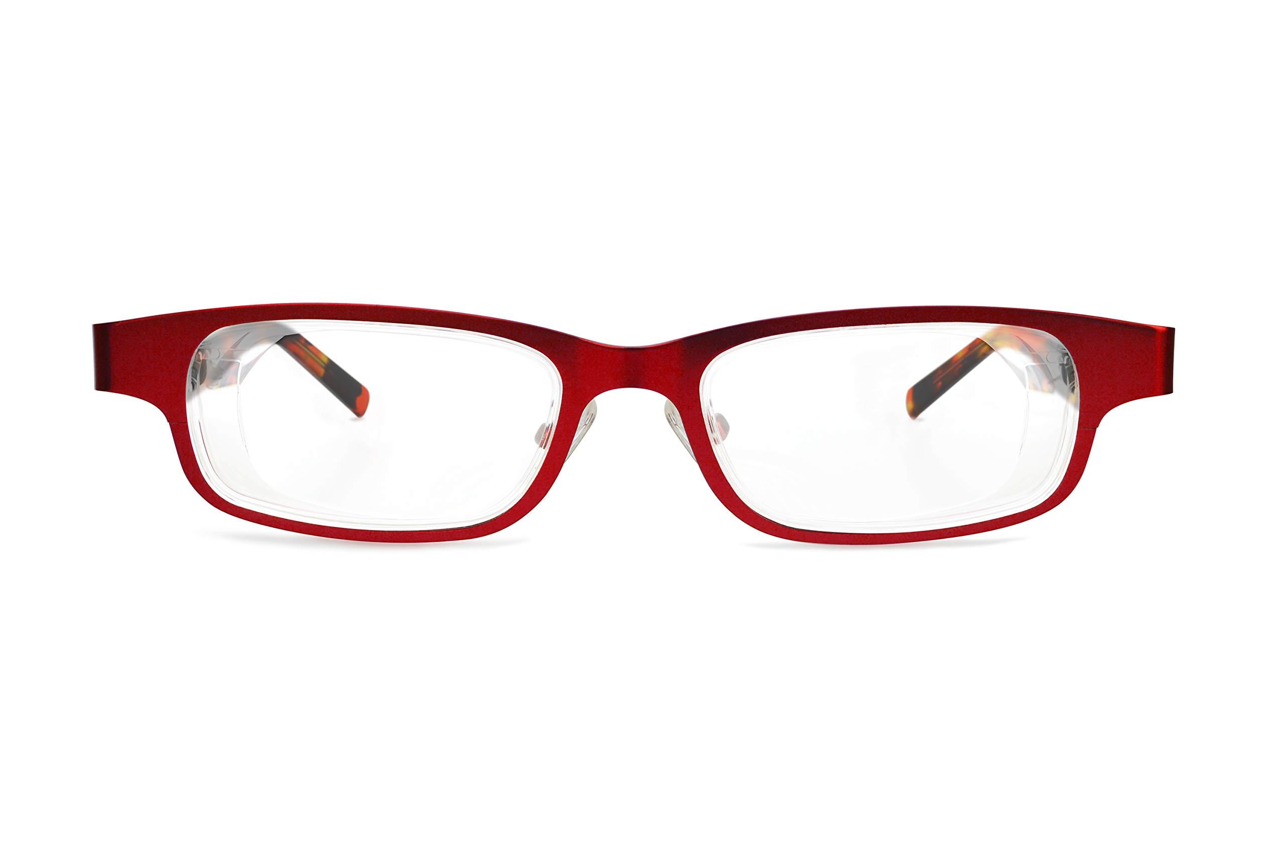 Eyejusters Eyejusters Self-Adjustable Glasses, Oxford Edition, Ruby Red