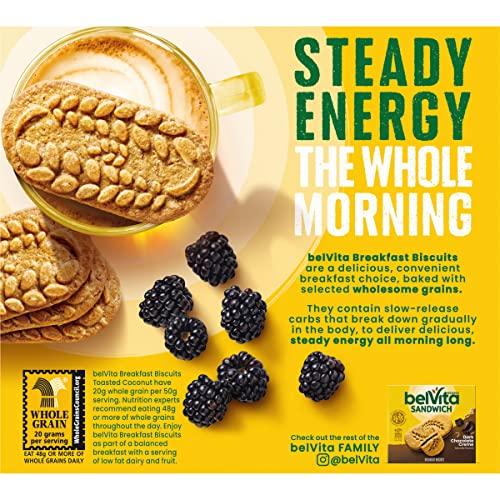 Belvita belVita Toasted Coconut Breakfast Biscuits, 5 Packs (4 Biscuits Per Pack)