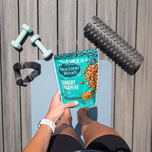 Saffron Road Saffron Road Organic Crunchy Chickpea Snacks-Gluten Free, Non-GMO, Kosher, Vegan (Falafel, 6 oz (6 Pack))