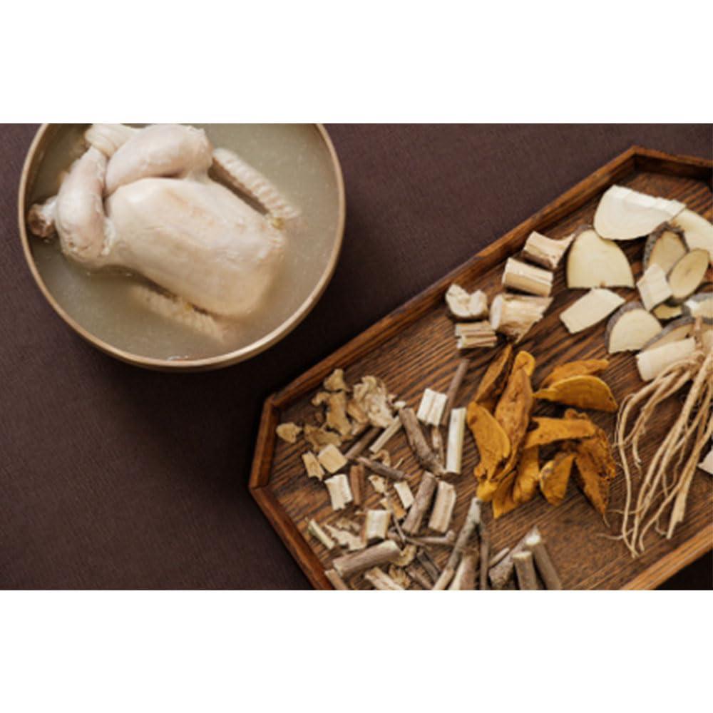 GAGOPA GAGOPA Korean Chicken stew Samgyetang Herb Kit Korean Healthy food Chicken Soup Ingredients Korean Soup Kits Deep/RIch Taste Easy cooking (90g, Meshima mushroom Samgyetang)